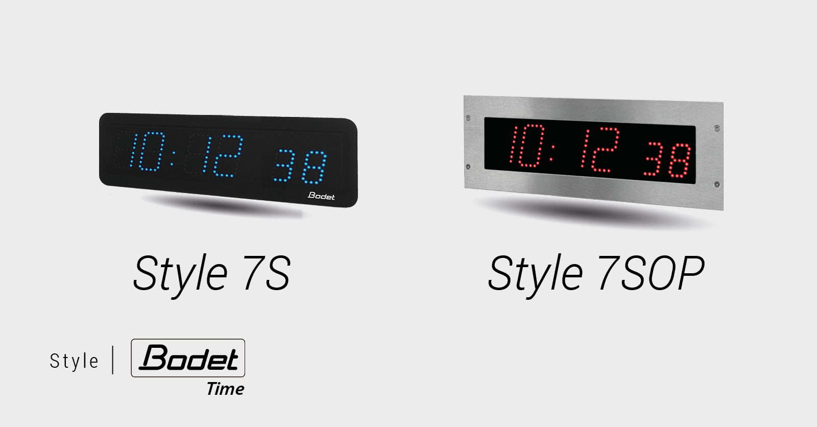 Horloges digitales Style 7S et Style 7SOP