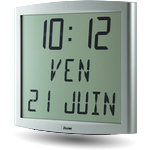 Horloge LCD Cristalys Date
