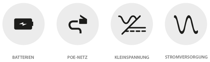 Stromversorgung Profil icons Stromversorgung