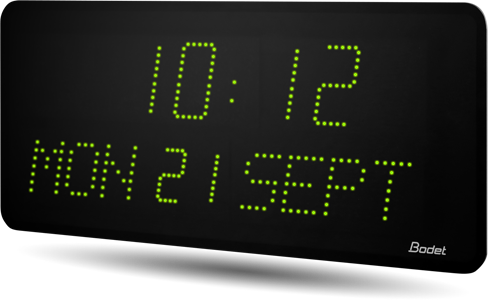 LED-Leuchtuhr Style 10 grun LED-Leuchtuhr-Style-10D