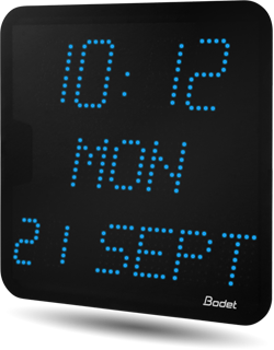 LED-Leuchtuhr Style 7D blau LED-Leuchtuhr-Style-7D
