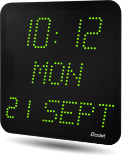 LED-Leuchtuhr Style 7D grun LED-Leuchtuhr-Style-7D