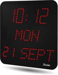 LED-Leuchtuhr Style 7D rot LED-Leuchtuhr-Style-7D