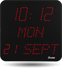 LED Digitaluhr Style 7D - Uhrzeitanzeige digitaluhr-style-7D-uhrzeit