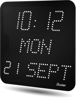 LED-Leuchtuhr Style 7D weiss LED-Leuchtuhr-Style-7D
