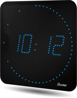 LED-Leuchtuhr Style 7E blau LED-Leuchtuhr-Style-7E