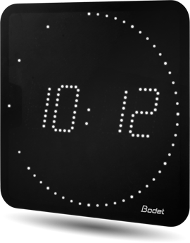 LED-Leuchtuhr Style 7E weiss LED-Leuchtuhr-Style-7E