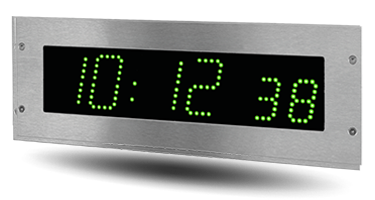 LED-Uhr Style 7S Krankenhaus grün LED-Uhr-Style-7S-Krankenhaus