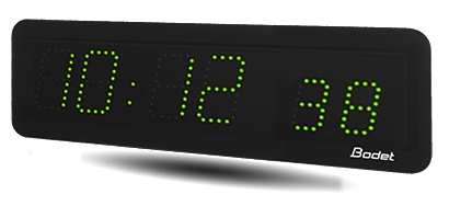 LED-Uhr Style 7S grün LED-Uhr-Style-7S