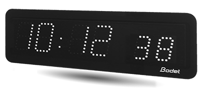LED-Uhr Style 7S weiß LED-Uhr-Style-7S