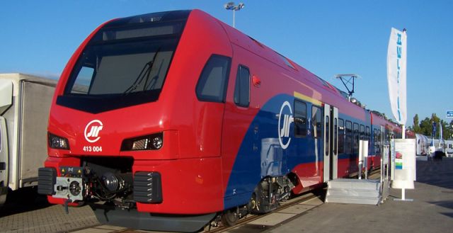 Stadler FLIRT Železnice Srbije 413 004 Innotrans 2014