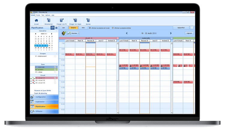 Sigma software for an easy handling