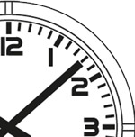 Analog clock Profil dial figures