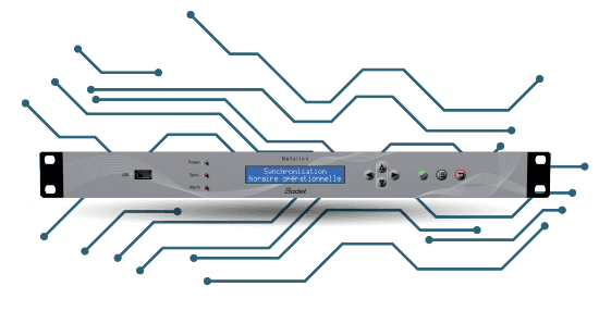 Display the exact, reliable time thanks to a Bodet time server