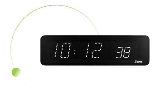 Style 10s synchronisation led clock