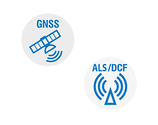 Antena GPS y antena de radio