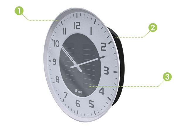 El reloj solar 930 L es eco-diseñado, sostenible y ecológico