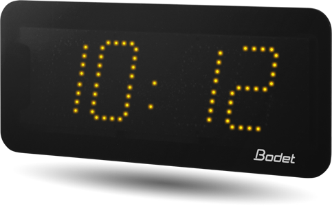 Horloge LED Style 7 jaune Horloge-LED-Style-7