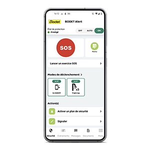 Informations application mobile Bodet Alert