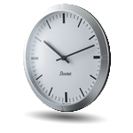 silent analogue clock profil