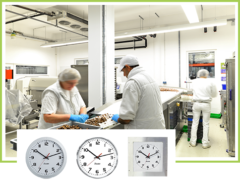 Les avantages des horloges analogiques pour l'industrie agroalimentaire